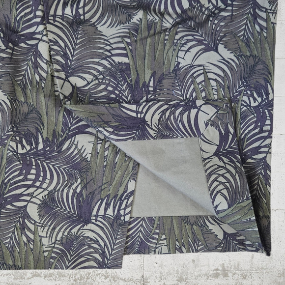 Carine Roitfeld Green Jungle Print Palm Leaf Pencil Uniqlo Midi Skirt Size 2 - Picture 6 of 8